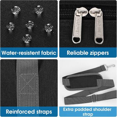 Ручна поклажа Narwey для літака, складна дорожня сумка, жіноча сумка для вихідних, спортивна сумка, жіноча та чоловіча ручна валіза, велика 40 л (чорна) A-black 40 л