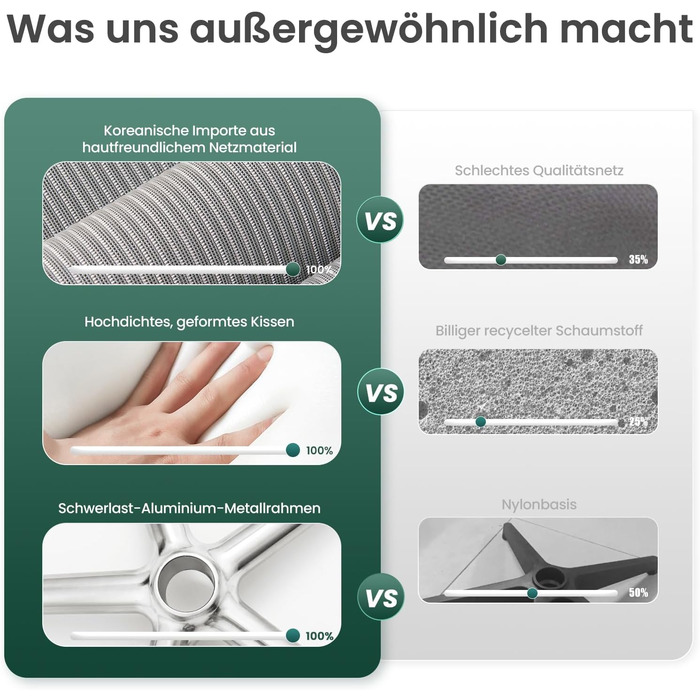 Ергономічне офісне крісло COLAMY XK Atlas, сітчасте крісло керівника з регульованим підголівником, комп&39ютерне крісло, поворотне крісло з 4D підлокітниками, алюмінієва основа/розсувне сидіння/фіксатор нахилу, темно-сірий колір
