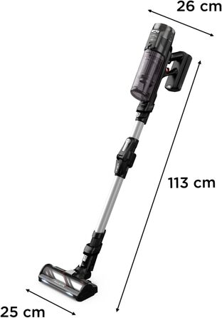 Акумуляторний пилосос Rowenta X-Force Flex 13.60 (RH9A36WV) для алергіків, глибоке очищення, Flex-зєднувач, 150 Air Watt, до 60 хв роботи, Made in France