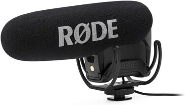 �DE VideoMic Pro Професійний спрямований мікрофон з фільтром високих частот і подушечкою для запису відео та створення контенту (ч