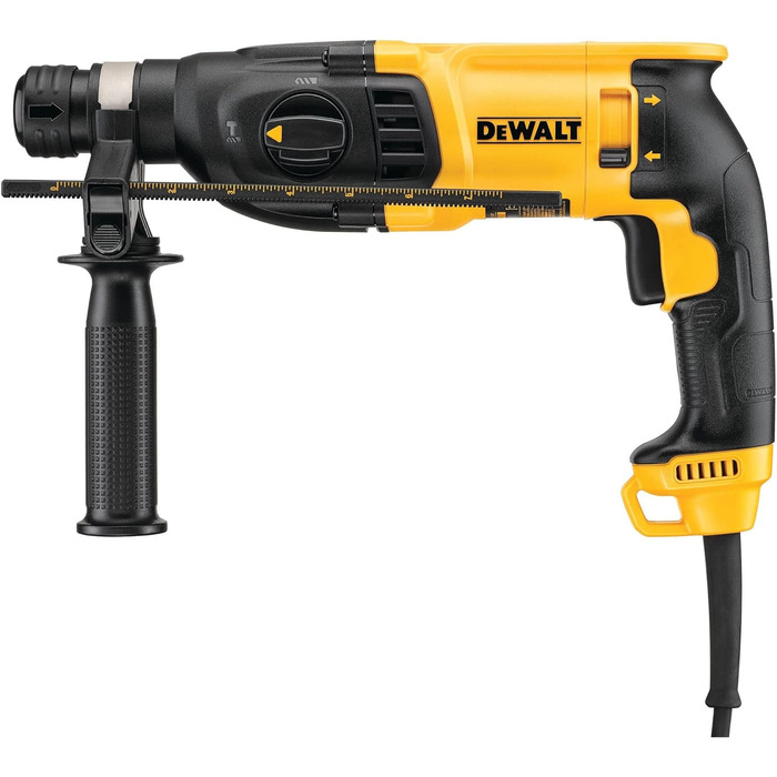 Комбінований перфоратор DEWALT SDS-plus (26 мм) D25133K (800 Вт, макс. енергія одного удару 2,6 Дж, електропневматичний ударний ме