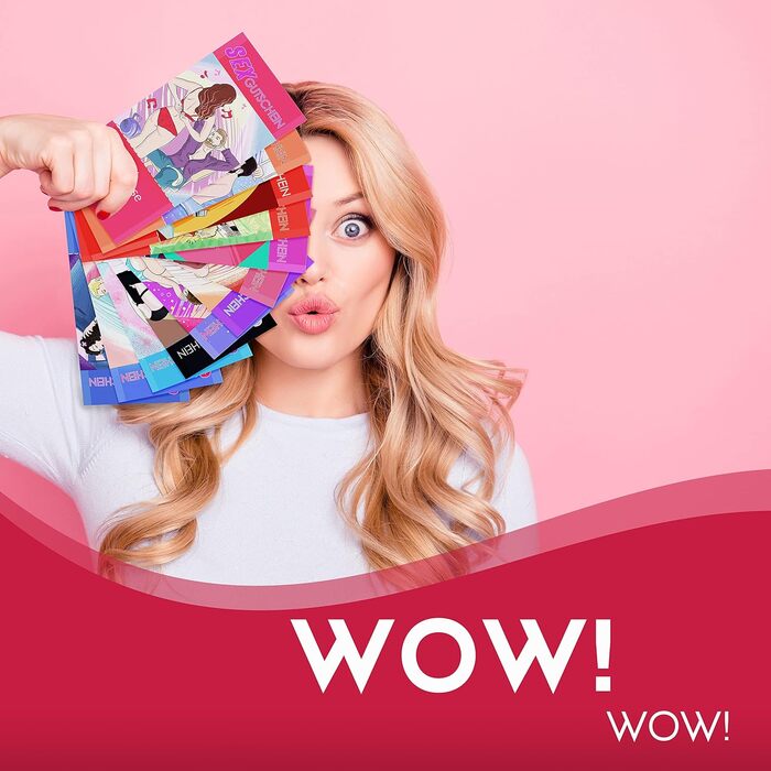 ЧОЛОВІЧИЙ ПОДАРУНОК Секс ваучери для пар (Нім.) - 16 еротичних ваучерів з оригінальними секс-позами для хлопця, чоловіка