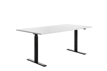 Письмовий стіл TOPSTAR E-Table 180x80, чорний/білий