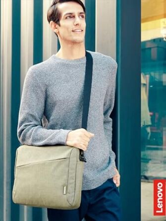 Сумка для ноутбука Lenovo для 39.6 см (15.6 дюйма) T210, коричнева, 15.6 зелена