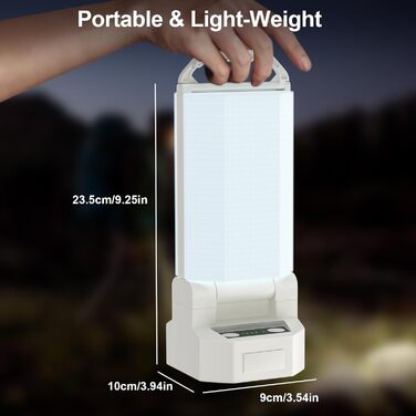 Сонячний кемпінговий ліхтар SoulBay, акумуляторний USB-C, водонепроникний, з регульованою яскравістю, підвісний світлодіодний кемпінговий ліхтар для намету, столу, кемпінгу, походів, складний та портативний, 4 режими світла, 36 годин