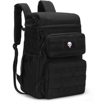 Тактичний рюкзак-холодильник, м&39який, легкий, герметичний рюкзак-холодильник, ізольована сумка-холодильник, портативна м&39яка сумка-холодильник, водонепроникна для пляжу, подорожей, кемпінгу, пікніка та походів, чорний