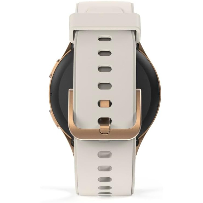 Розумний годинник Hama 8900 з GPS, водонепроникний IP68, функція телефону (сенсорний AMOLED-дисплей, голосове керування, спортивні режими, трекер сну, пульсометр, WhatsApp, годинник для бігу, пульсометр, фітнес-годинник) золотого кольору