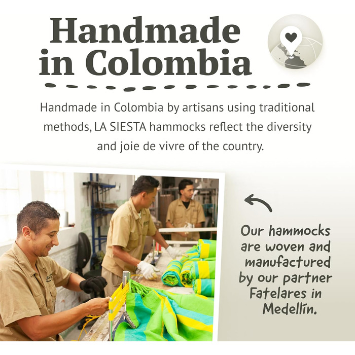 Класичний двомісний гамак з бавовни