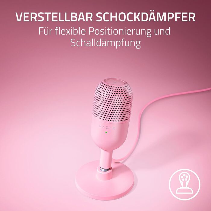 Ультракомпактний USB-мікрофон (14-мм суперкардіоїдний конденсаторний мікрофон, датчик вимкнення/включення зі світлодіодним індикат