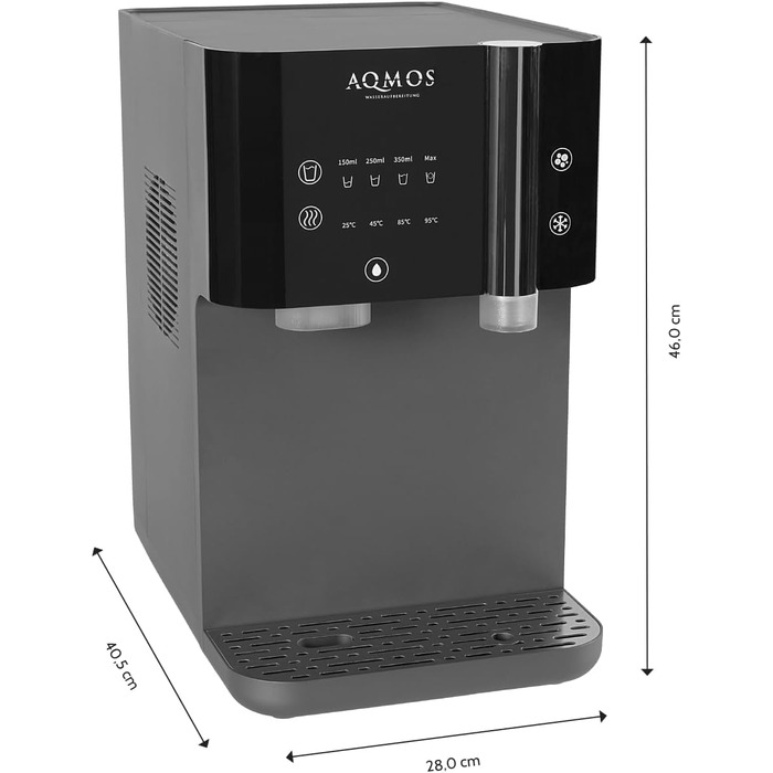 Диспенсер для води AQMOS для пиття (чорний)