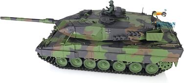 Радіокерований танк Leopard 2A6 RC 1/16, 2.4 GHz, з функцією стрільби (6 мм)