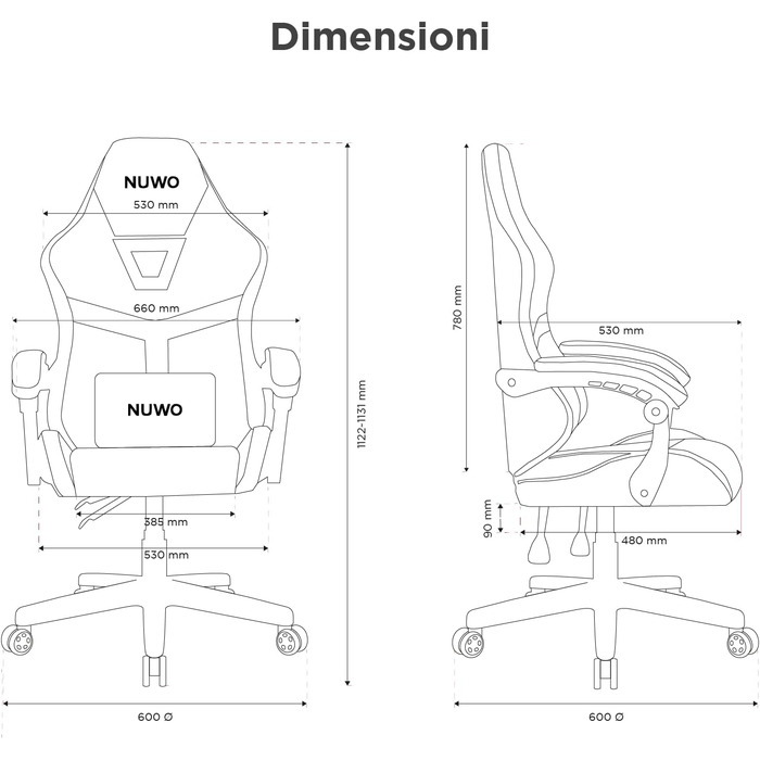 Ергономічне ігрове крісло Nuwo Odin, крісло для ПК, ігрове крісло, офісне крісло, м&39які підлокітники, регульована спинка та висота, поперекова підтримка та підголівник, 120 кг, військово-зелений, військово-зелена серія Odin