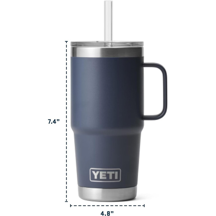 Чашка для пиття YETI Rambler з кришкою-трубочкою, тропічний рожевий, 739 мл