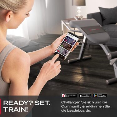 Складана та регульована силова лава Sportstech 3-в-1 для домашнього використання тренажер для пресу, спини та згинання ніг Ідеально підходить для ефективного та результативного тренування в домашньому спортзалі вагою до 130 кг BRT200 Silver