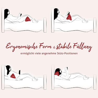 Подушка для читання з принтом зебри Підставка для книг з м&39яким чохлом Приблизно 40 x 18 см Подушка для шиї, можна прати при 30C Універсальна подушка для книги Ролик для шиї, підставка для планшета