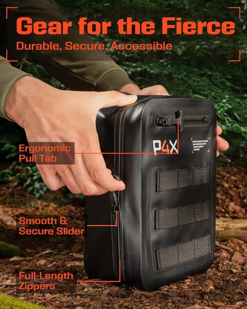 Водонепроникний чохол Molle - кріпиться до рюкзаків та ременів - ідеальний EDC-чохол-органайзер для медичного обладнання, ліхтаря,