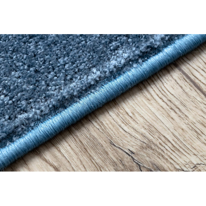 Однотонний ніжний килим Santa FE для кімнат, вітальні, спальні, килимове покриття, синій, різні розміри, 400x600 см 400x600 см Син
