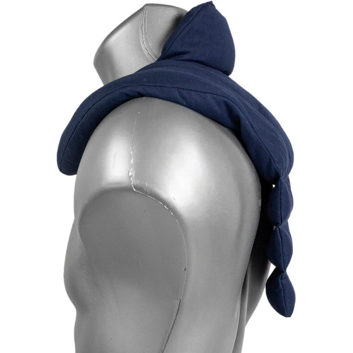 Подушка для шиї та шийного відділу хребта - шия плечі спина - темно-синя - подушка з органічної спельти - грілка для подушки для шиї - подушка для шиї та плечей - органічна спельта, темно-синя