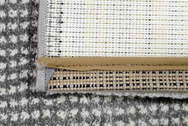 Ігровий килимок дитяча кімната будівельний майданчик дорожні знаки екскаватор кран кремовий сірий жовтий розмір 200 х 290 см