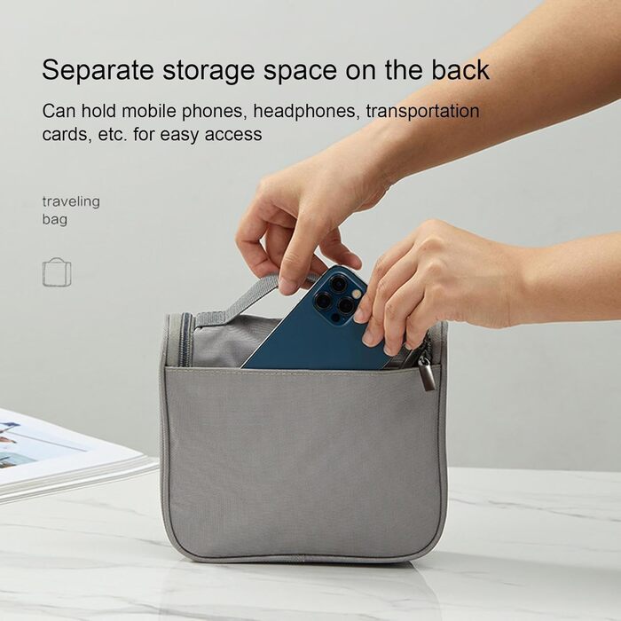 Портативна косметичка, органайзер, косметичка, дорожня косметичка, водонепроникна, косметичка, сумка для зберігання косметики, орг