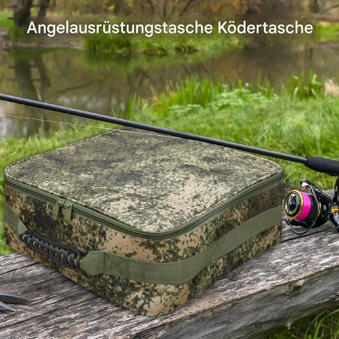 Сумка для рибалки, органайзер для рибальських снастей, органайзер для рибальських снастей із кількома відділеннями - мякий ящик для риболовлі, органайзер для риболовлі для дорожньої сумки, Fishing Adventure