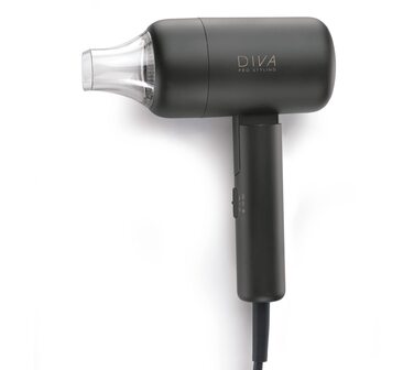 Компактний дорожній фен Diva Pro Styling Jet Set 3000 Pro, чорний