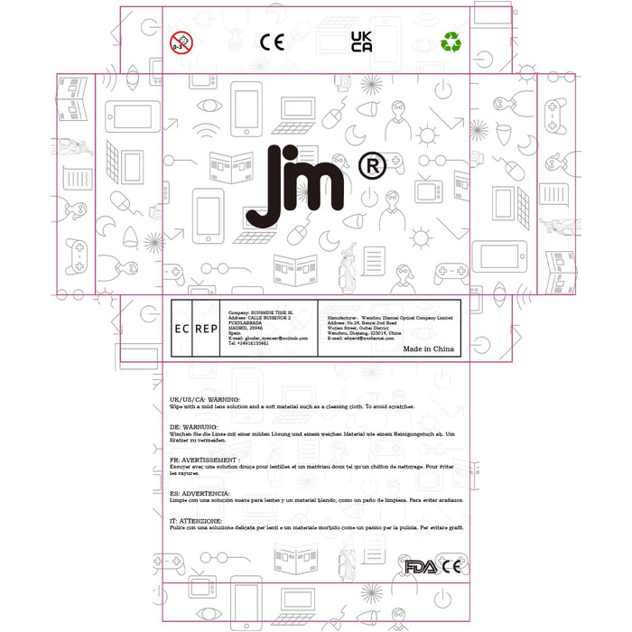 Окуляри для читання JM 4 Pack для жінок чоловіків з блокуванням синього світла з пружинними петлями, легкі окуляри для жінок 4 змішаного кольору 1.25x