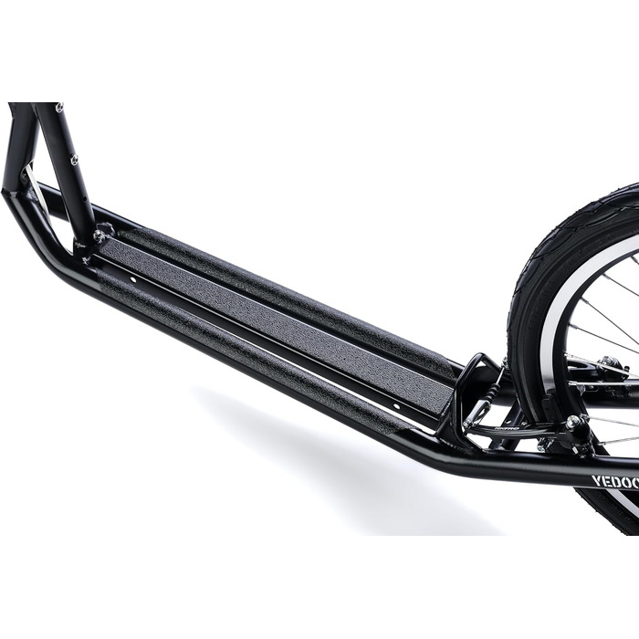 Самокат Yedoo S2020 - до 150 кг, самокат з пневматичними шинами 20/20 - самокат для дорослих, самокат для собак Burgundy