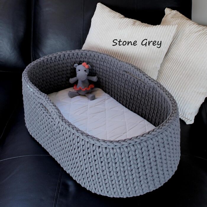 Кошик Moses для малюків, в&39язаний гачком, ексклюзивний дитячий кошик ручної роботи, мобільне дитяче ліжечко для новонароджених, вибір кольорів від 199.00