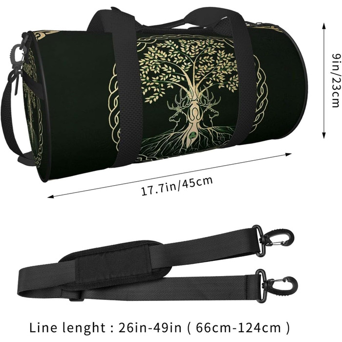 Сумка-мішок у скандинавському стилі з зображенням богині вікінгів, для подорожей, фітнесу та спорту, велика сумка для покупок, дорожня та вихідного дня для чоловіків та жінок