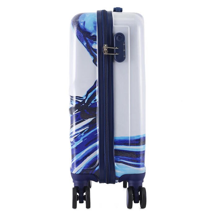 Валіза Semi Line 20' (S) White/Blue Print (T5653-1)