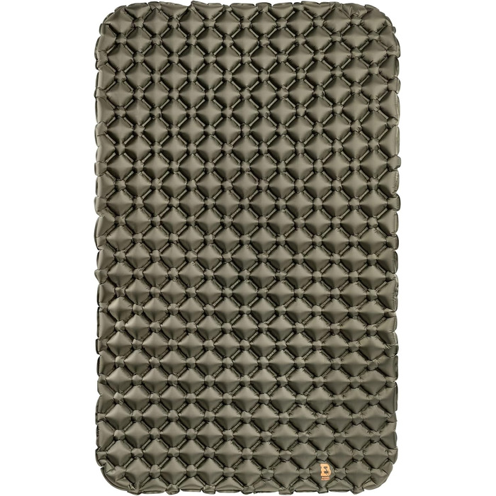 Двоспальний матрац 186x116 см Olive - Надлегкий складаний килимок для сну для кемпінгу, водонепроникна подушка для сидіння на вулиці, термокилимок для походів, двоспальний Olive