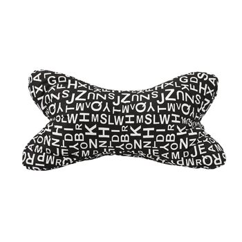 Подушка для читання 43 x 23 см Велика подушка для шиї Подушка для читання, яку можна прати (чорна - класична)