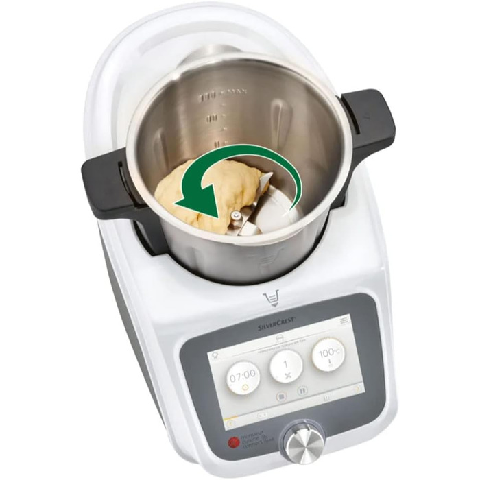 Тренд SKMC 1200 F6 800 Вт, 7-дюймовий кольоровий дисплей, білий