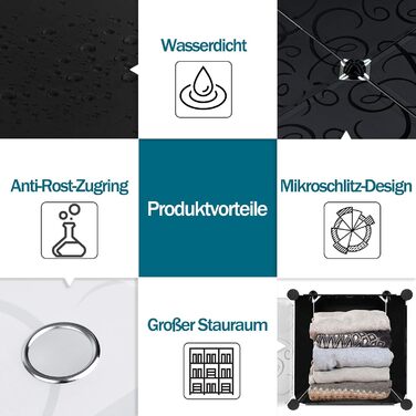 Біла шафа, модульна система полиць з 20 кубиками, шафи своїми руками, пластикова шафа з дверима, система полиць, окремостояча шафа, ширина 145 см, 20 кубиків, білий