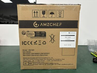 Переможець тесту овочів та фруктів AMZCHEF Juicer - Соковижималка Slow Juicer з функцією зворотного жування - Ніжне подрібнення без фільтрації - Електрична соковижималка зі щіткою та 2 чашками - Срібло