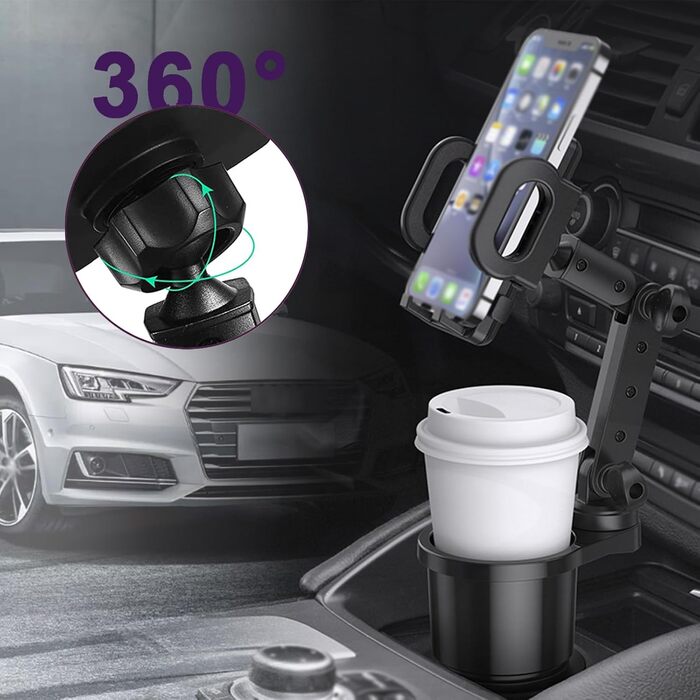 Автомобільний тримач для чашки, тримач для мобільного телефону, універсальний регульований тримач для чашки, універсальна автомобі
