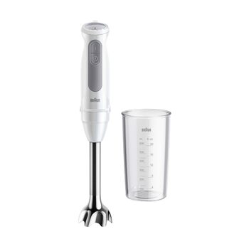 Занурювальний блендер Braun MultiQuick 5 (1000 Вт) з мірним стаканом 600 мл, білий, версія 2024