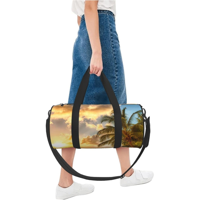 Велика дорожня сумка Гавайський захід сонця Легка та міцна Ідеальний подарунок для походів, відпусток, ділових поїздок та іншого