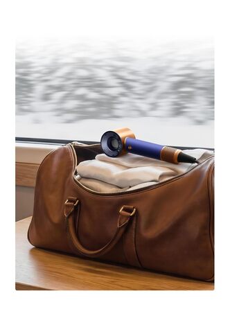 Стайлер-фен для подорожей Dyson Supersonic Travel, темно-синій/мідний
