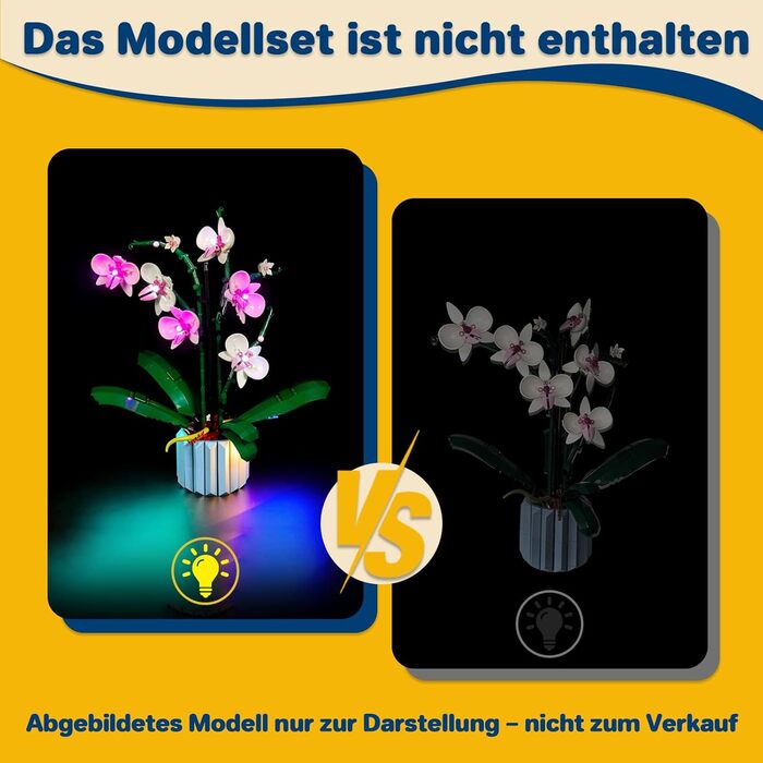 Комплект світлодіодного освітлення для LEGO Icons "Орхідея" (10311)