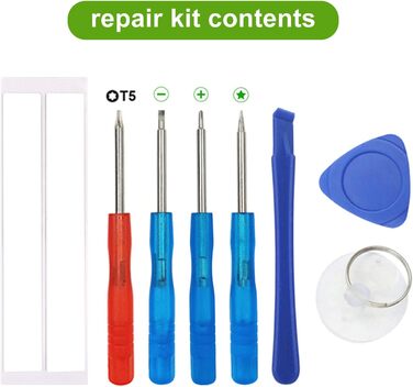 Заміна акумулятора, сумісного з iPod Nano 7, iPod Nano 7th, iPod Nano 5th 16G, A1446 616-0640 616-0639 з набором інструментів