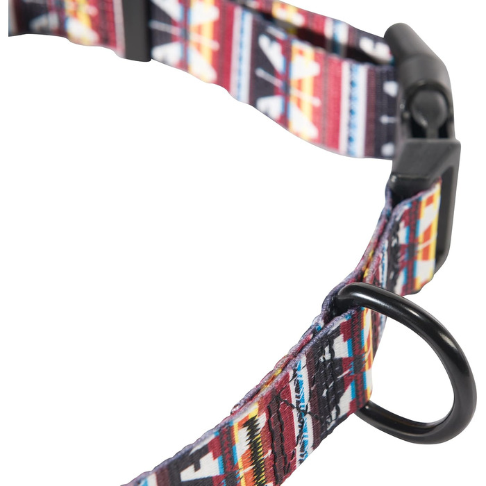 Нашийник для собак Hooey Nomad, міцний поліестеровий ремінець, дизайн у стилі вестерн, принт Тотем, розмір L