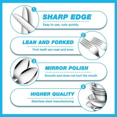 Набір посуду для кемпінгу, 15 предметів, нержавіюча сталь тарілки, миски, чашки, виделки, ложки та чохол для зберігання. Посуд з нержавіючої сталі для кемпінгу, походів та пікніків