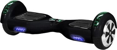 Гідроцикл Robway W1 D ARBON – універсальний для дітей, підлітків та дорослих, керування через додаток, 2 двигуни по 350 Вт, функція самобалансування, Bluetooth, чорний