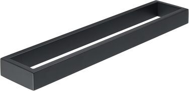 Тримач для рушників SAYAYO Чорний тримач для рушників для ванної кімнати Тримач для рушників для гостей Настінний тримач для рушників з нержавіючої сталі для ванної та кухні 40 см