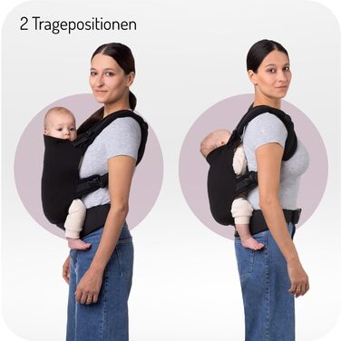 Переноска MOMI COLLET від 3 місяців, для немовлят і дітей до 20 кг, з капюшоном і підголівником, оптимальне регулювання з 6 точкам