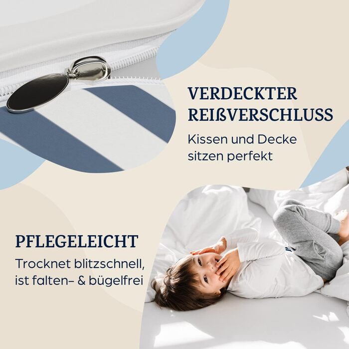 Дитяча постільна білизна sleepwise 100x135 комплект дитячої постільної білизни для дітей з 1 наволочкою 40x60 см комплект дитячої