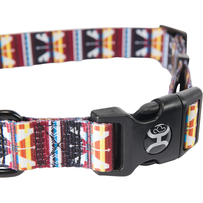 Нашийник для собак Hooey Nomad, міцний поліестеровий ремінець, дизайн у стилі вестерн, принт Тотем, розмір L