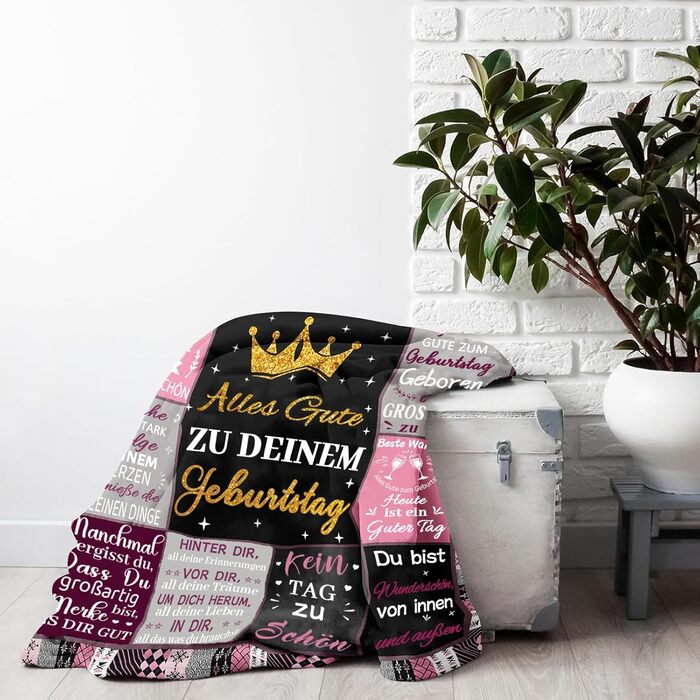 Подарунок на день народження для жінок, подарунок на день народження найкращій подрузі, подарунок на день народження мами, дівчини, дружини, дівчини, сестри, подруги, колеги, подарунки на день народження для жінок 150*200 см